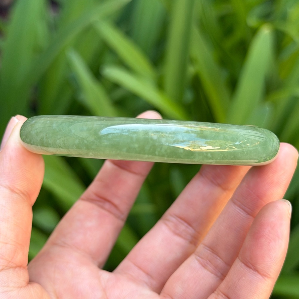 62mm inner diameter green xiuyu jade bangle 0771 - Picture 4 of 12
